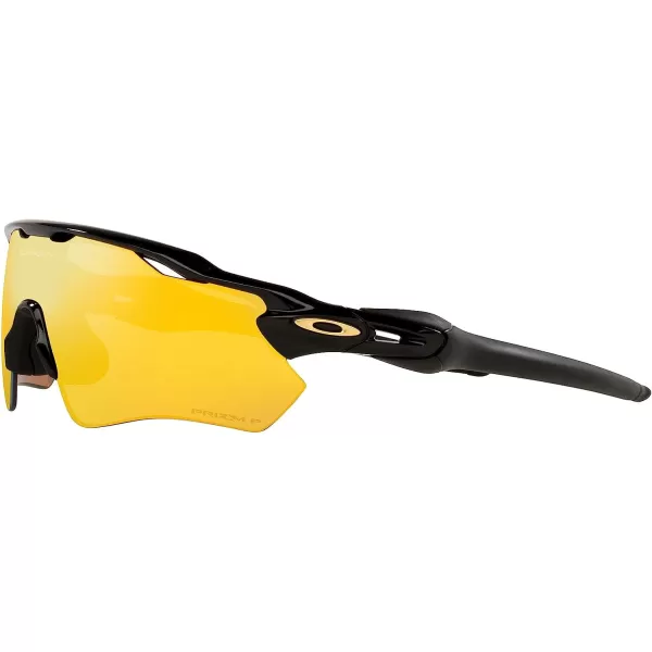 imageOakley Mens Oo9208 Radar Ev Path Rectangular SunglassesPolished BlackPrizm 24k Polarized