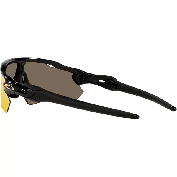 imageOakley Mens Oo9208 Radar Ev Path Rectangular SunglassesPolished BlackPrizm 24k Polarized