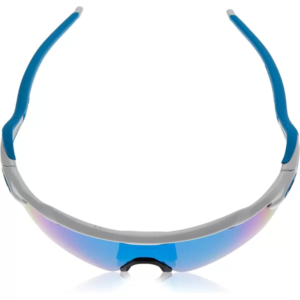 imageOakley Mens Oo9208 Radar Ev Path Rectangular SunglassesPolished White BluePrizm Sapphire