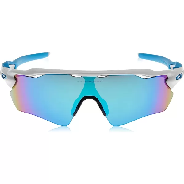 imageOakley Mens Oo9208 Radar Ev Path Rectangular SunglassesPolished White BluePrizm Sapphire