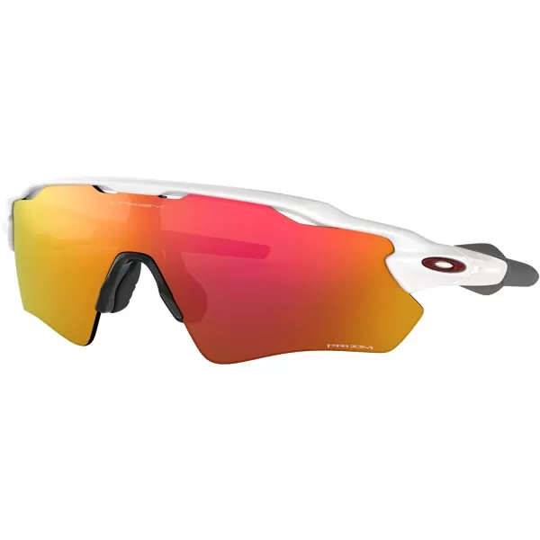 imageOakley Mens Oo9208 Radar Ev Path Rectangular SunglassesPolished White GreyPrizm Ruby
