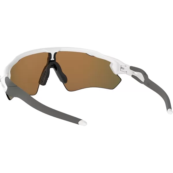 imageOakley Mens Oo9208 Radar Ev Path Rectangular SunglassesPolished White GreyPrizm Ruby