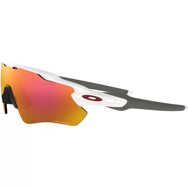 imageOakley Mens Oo9208 Radar Ev Path Rectangular SunglassesPolished White GreyPrizm Ruby