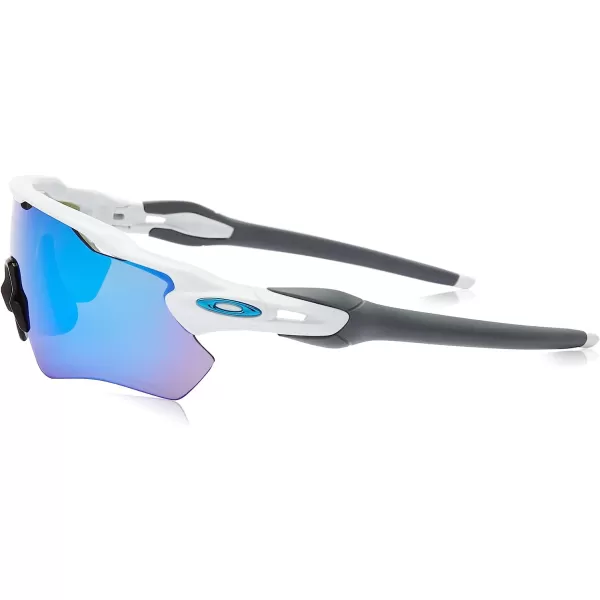 imageOakley Mens Oo9208 Radar Ev Path Rectangular SunglassesPolished White GreyPrizm Sapphire