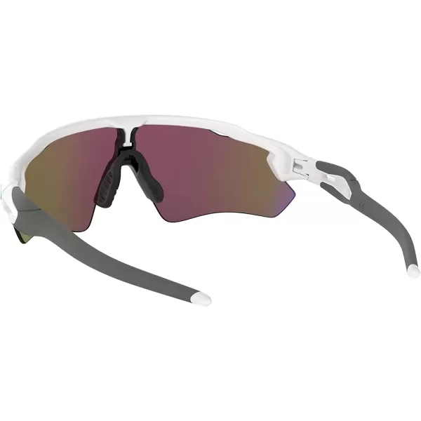 imageOakley Mens Oo9208 Radar Ev Path Rectangular SunglassesPolished White GreyPrizm Sapphire
