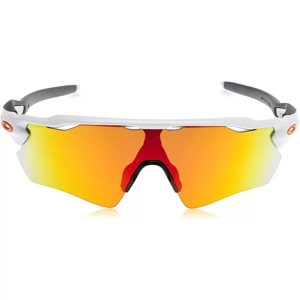 imageOakley Mens Oo9208 Radar Ev Path Rectangular SunglassesPolished WhiteFire Iridium