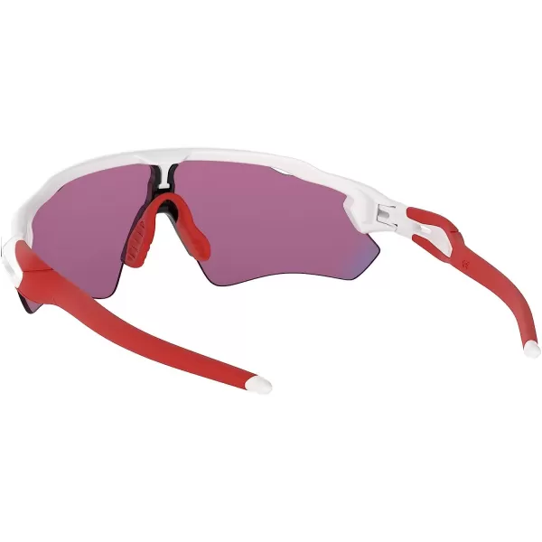 imageOakley Mens Oo9208 Radar Ev Path Rectangular SunglassesPolished WhitePrizm Road