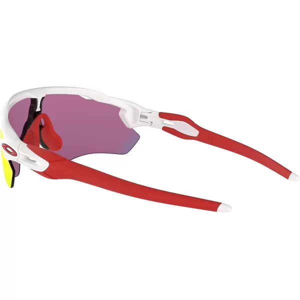 imageOakley Mens Oo9208 Radar Ev Path Rectangular SunglassesPolished WhitePrizm Road