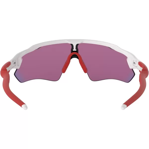imageOakley Mens Oo9208 Radar Ev Path Rectangular SunglassesPolished WhitePrizm Road