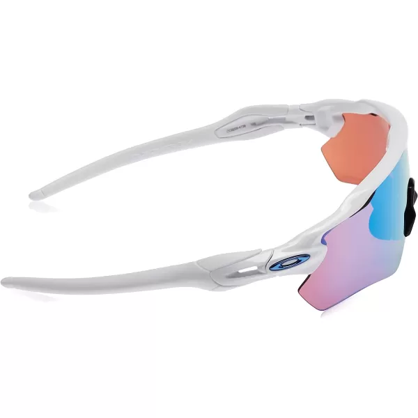 imageOakley Mens Oo9208 Radar Ev Path Rectangular SunglassesPolished WhitePrizm Snow Sapphire Iridium