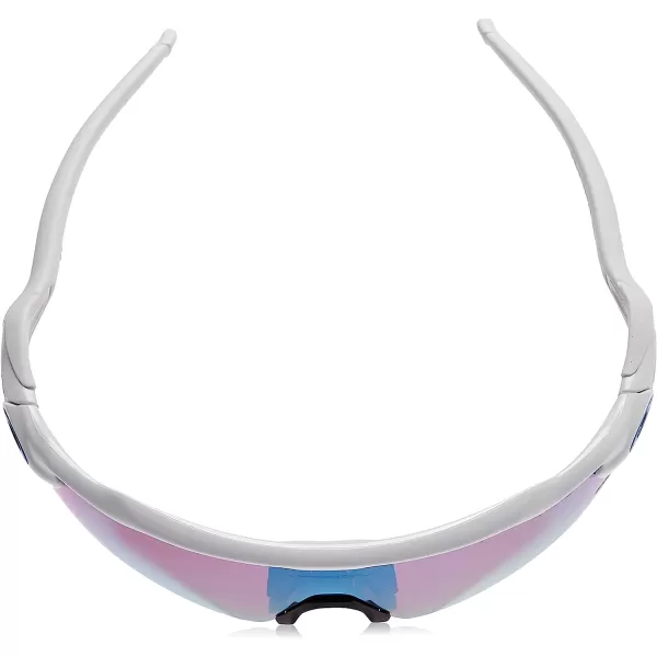 imageOakley Mens Oo9208 Radar Ev Path Rectangular SunglassesPolished WhitePrizm Snow Sapphire Iridium