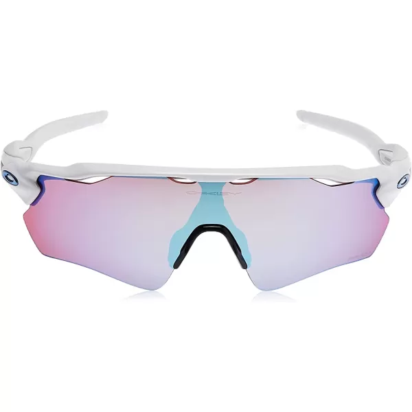 imageOakley Mens Oo9208 Radar Ev Path Rectangular SunglassesPolished WhitePrizm Snow Sapphire Iridium