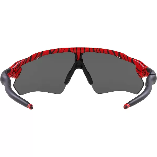 imageOakley Mens Oo9208 Radar Ev Path Rectangular SunglassesRed TigerPrizm Black