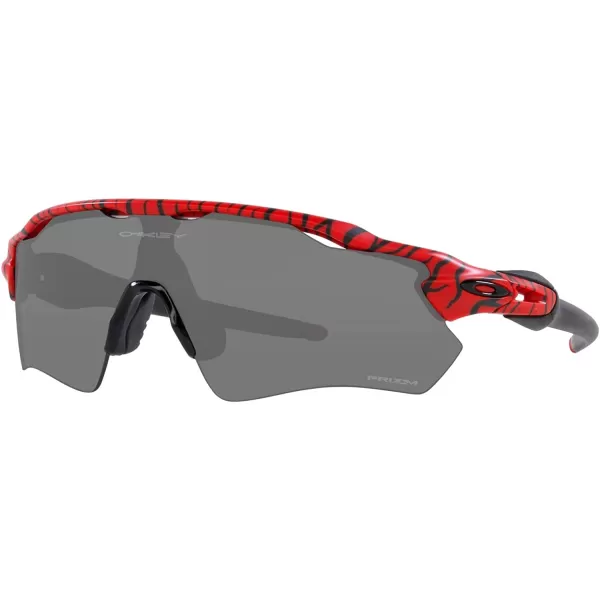 imageOakley Mens Oo9208 Radar Ev Path Rectangular SunglassesRed TigerPrizm Black