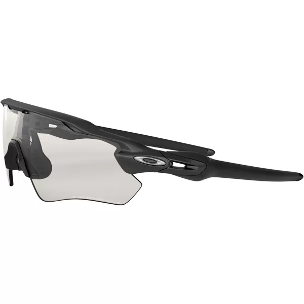 imageOakley Mens Oo9208 Radar Ev Path Rectangular SunglassesSteelClear Black Iridium Photochromic