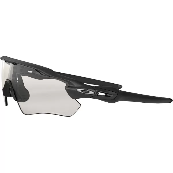 imageOakley Mens Oo9208 Radar Ev Path Rectangular SunglassesSteelClear Black Iridium Photochromic