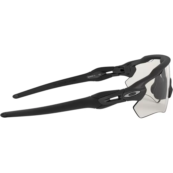 imageOakley Mens Oo9208 Radar Ev Path Rectangular SunglassesSteelClear Black Iridium Photochromic