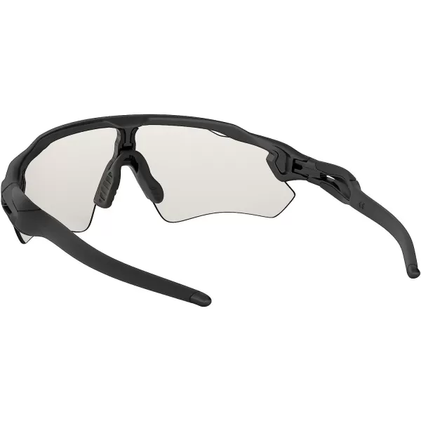 imageOakley Mens Oo9208 Radar Ev Path Rectangular SunglassesSteelClear Black Iridium Photochromic