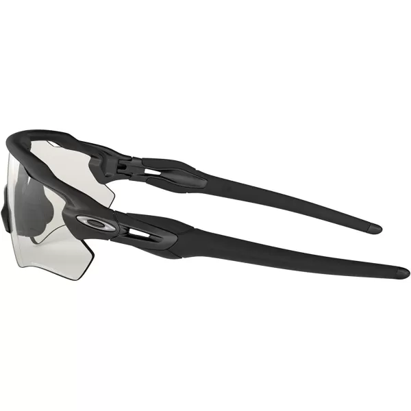 imageOakley Mens Oo9208 Radar Ev Path Rectangular SunglassesSteelClear Black Iridium Photochromic