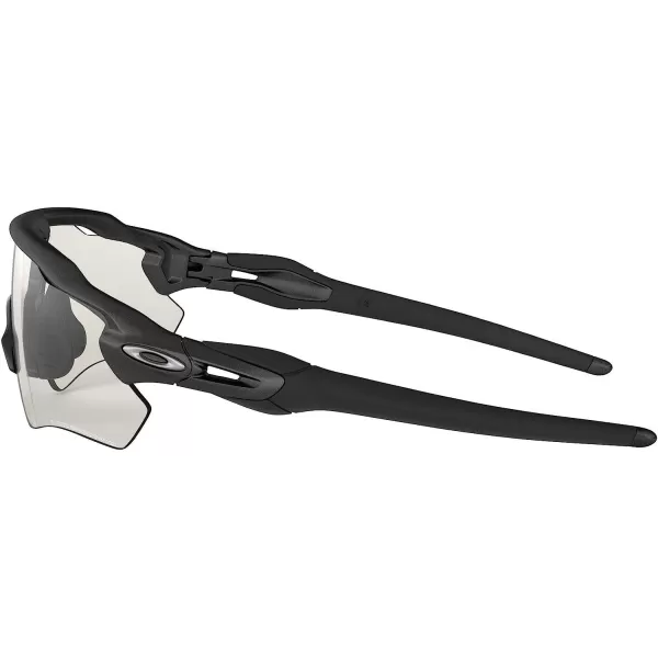 imageOakley Mens Oo9208 Radar Ev Path Rectangular SunglassesSteelClear Black Iridium Photochromic
