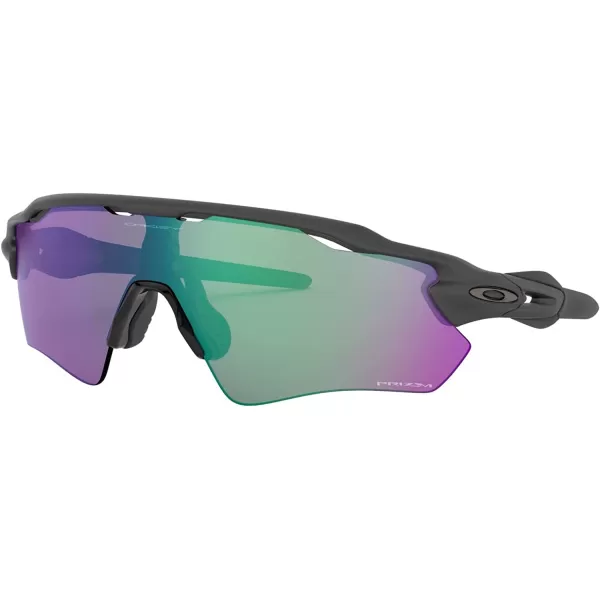 imageOakley Mens Oo9208 Radar Ev Path Rectangular SunglassesSteelPrizm Road Jade