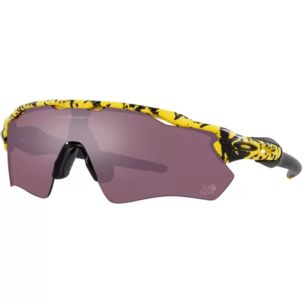 imageOakley Mens Oo9208 Radar Ev Path Rectangular SunglassesTdf SplatterPrizm Road Black