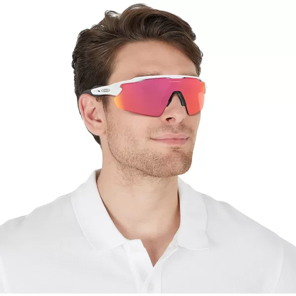 imageOakley Mens Oo9211 Radar Ev Pitch Rectangular SunglassesPolished WhitePrizm Field