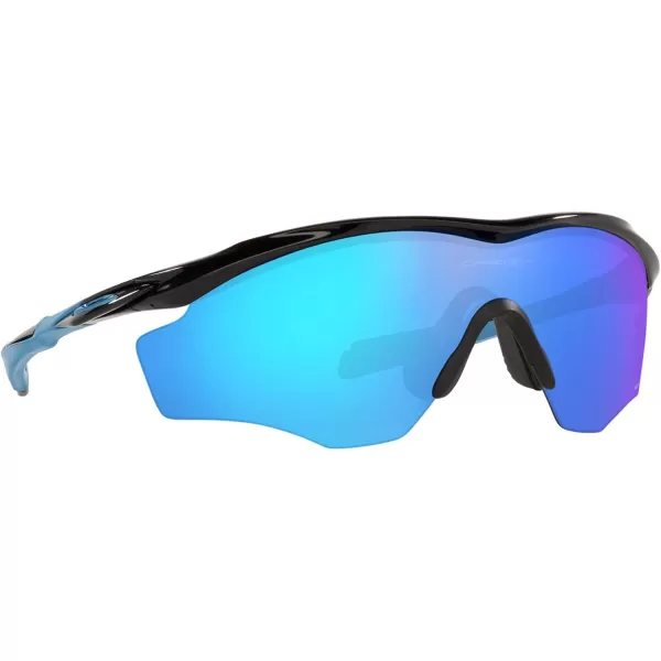 imageOakley Mens Oo9213 M Frame 20 Industrial Rectangular SunglassesPolished BlackPrizm Sapphire