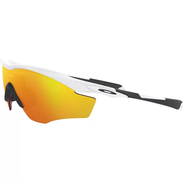 imageOakley Mens Oo9213 M Frame 20 Industrial Rectangular SunglassesPolished WhiteFire Iridium