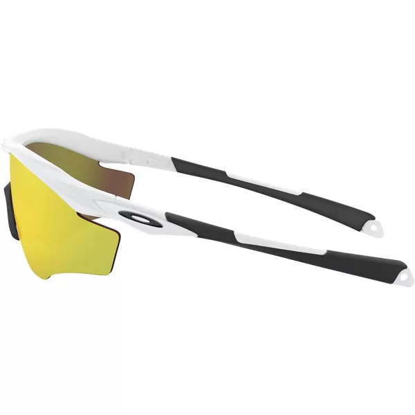 imageOakley Mens Oo9213 M Frame 20 Industrial Rectangular SunglassesPolished WhiteFire Iridium