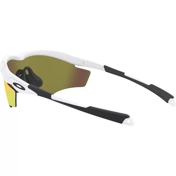 imageOakley Mens Oo9213 M Frame 20 Industrial Rectangular SunglassesPolished WhiteFire Iridium