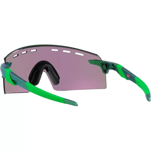 imageOakley Mens Oo9235 Encoder Strike Vented Rectangular SunglassesGamma GreenPrizm Jade