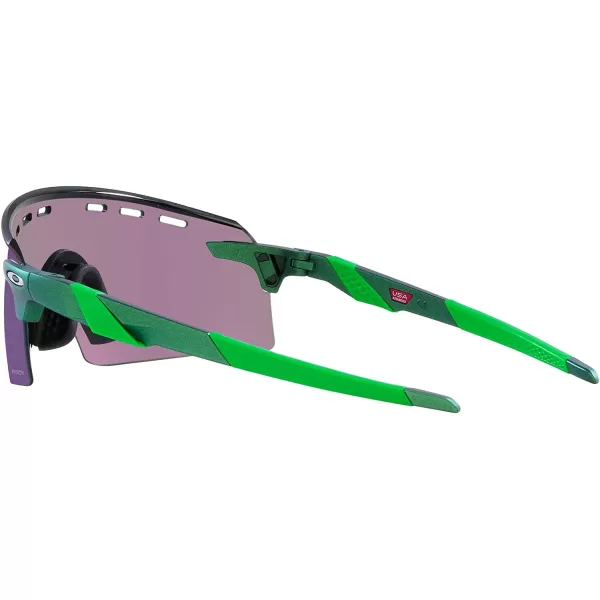 imageOakley Mens Oo9235 Encoder Strike Vented Rectangular SunglassesGamma GreenPrizm Jade