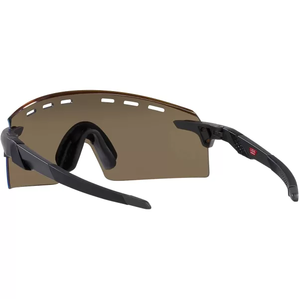 imageOakley Mens Oo9235 Encoder Strike Vented Rectangular SunglassesMatte CarbonPrizm 24k