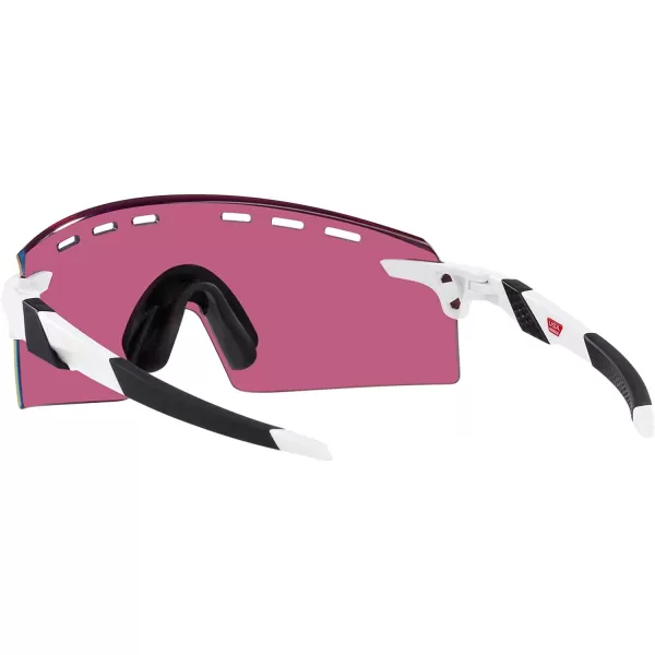 imageOakley Mens Oo9235 Encoder Strike Vented Rectangular SunglassesPolished WhitePrizm Field