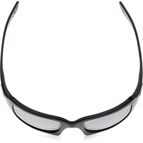 imageOakley Mens Oo9238 Fives Squared Rectangular SunglassesPolished BlackBlack Iridium Polarized