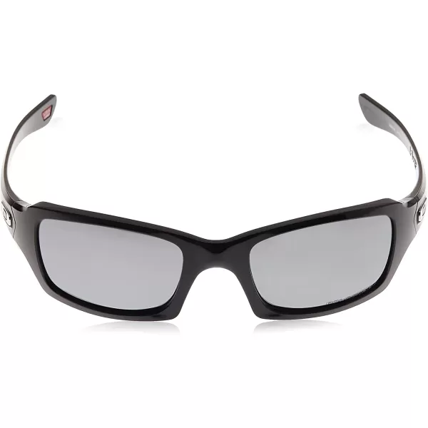 imageOakley Mens Oo9238 Fives Squared Rectangular SunglassesPolished BlackBlack Iridium Polarized