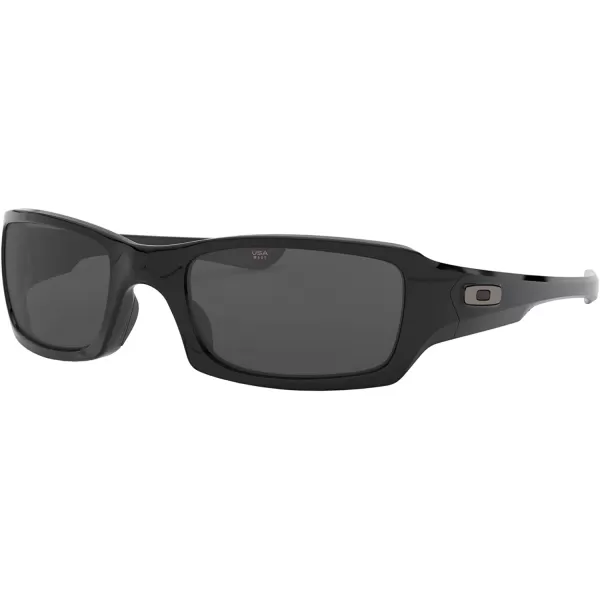 imageOakley Mens Oo9238 Fives Squared Rectangular SunglassesPolished BlackGrey