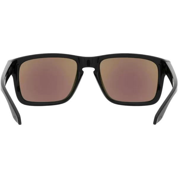 imageOakley Mens Oo9244 Holbrook Low Bridge Fit Rectangular SunglassesBlack InkPrizm Sapphire Polarized