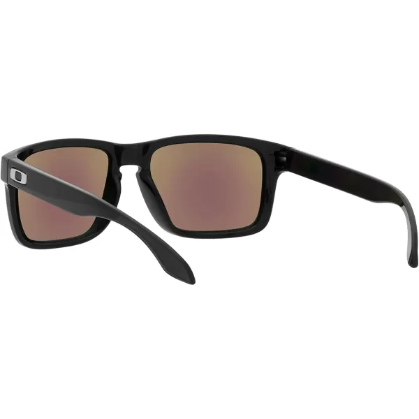 imageOakley Mens Oo9244 Holbrook Low Bridge Fit Rectangular SunglassesBlack InkPrizm Sapphire Polarized