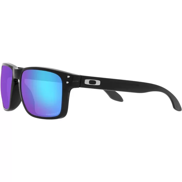 imageOakley Mens Oo9244 Holbrook Low Bridge Fit Rectangular SunglassesBlack InkPrizm Sapphire Polarized
