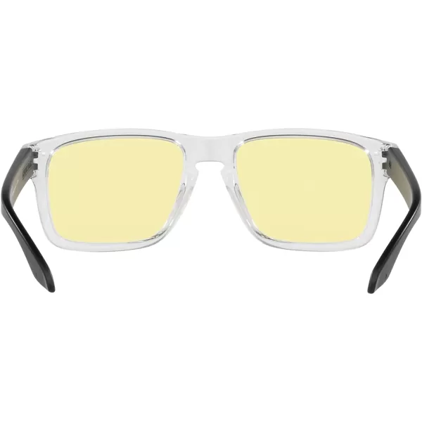 imageOakley Mens Oo9244 Holbrook Low Bridge Fit Rectangular SunglassesClearPrizm Gaming