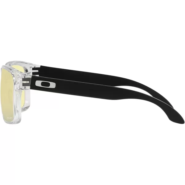 imageOakley Mens Oo9244 Holbrook Low Bridge Fit Rectangular SunglassesClearPrizm Gaming