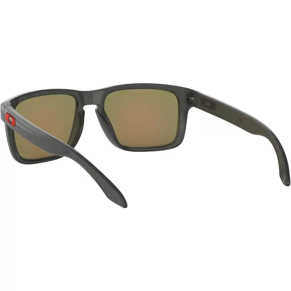 imageOakley Mens Oo9244 Holbrook Low Bridge Fit Rectangular SunglassesGrey SmokePrizm Ruby