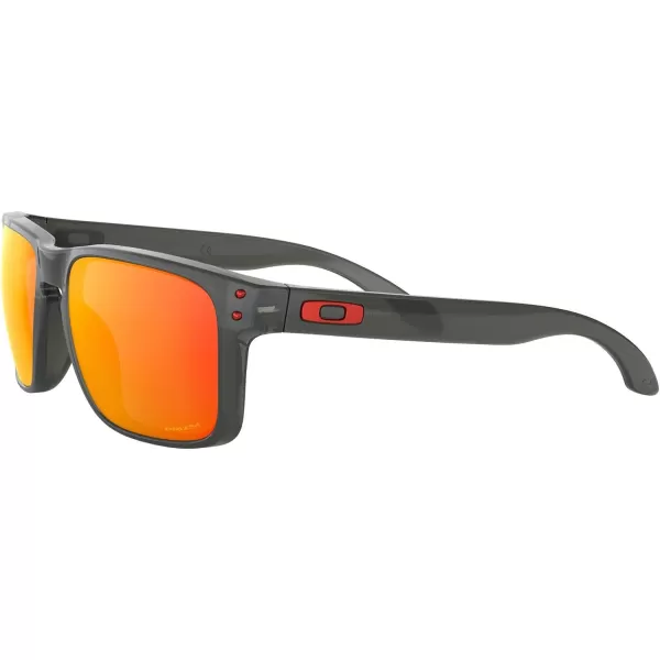 imageOakley Mens Oo9244 Holbrook Low Bridge Fit Rectangular SunglassesGrey SmokePrizm Ruby