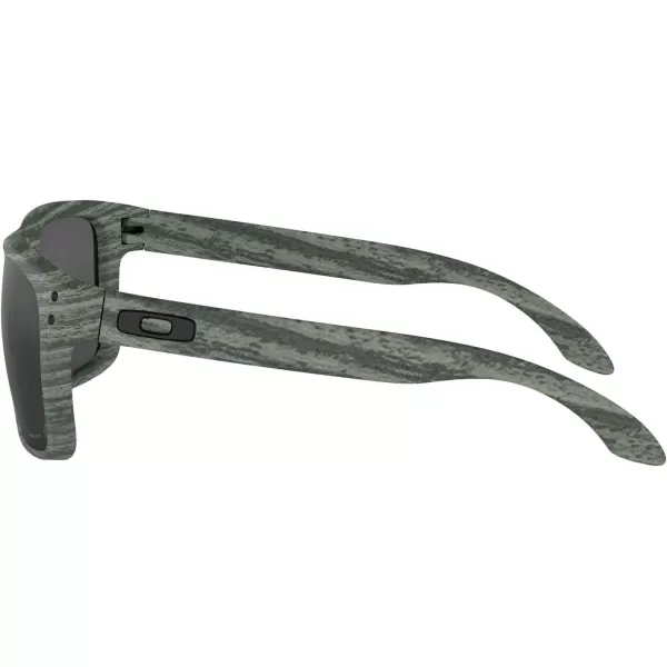 imageOakley Mens Oo9244 Holbrook Low Bridge Fit Rectangular SunglassesIvywoodPrizm Black