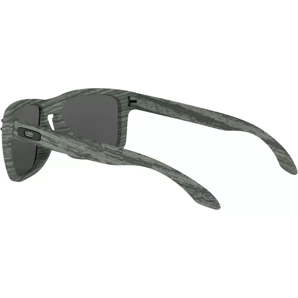 imageOakley Mens Oo9244 Holbrook Low Bridge Fit Rectangular SunglassesIvywoodPrizm Black