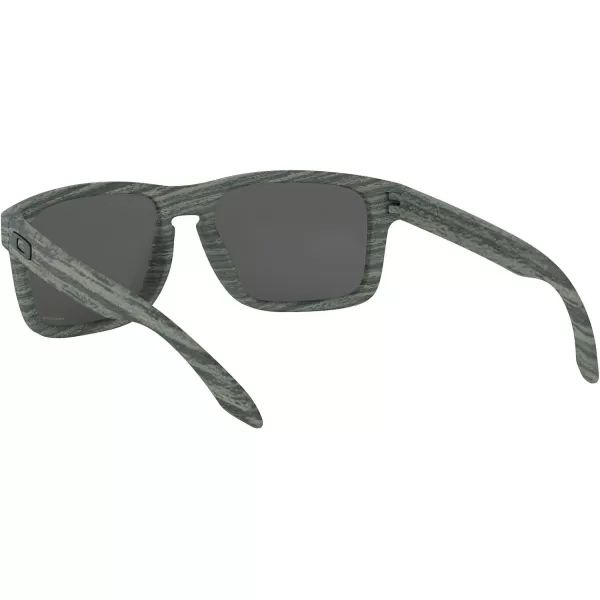 imageOakley Mens Oo9244 Holbrook Low Bridge Fit Rectangular SunglassesIvywoodPrizm Black