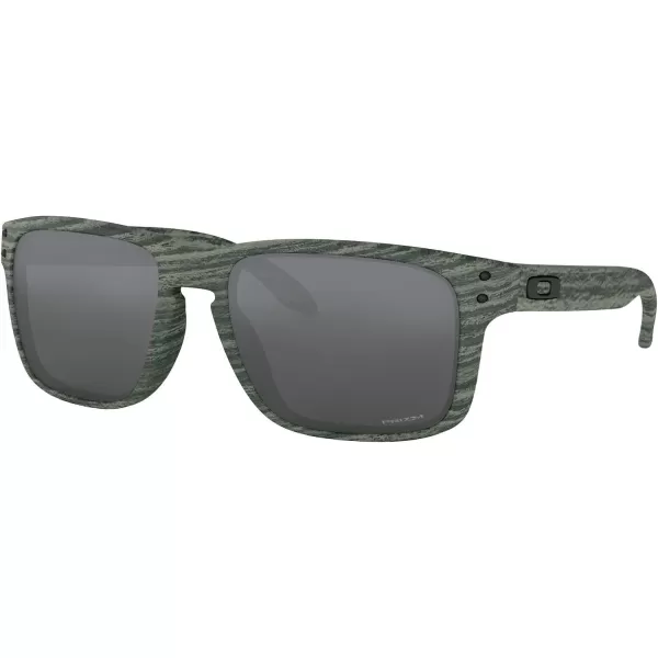 imageOakley Mens Oo9244 Holbrook Low Bridge Fit Rectangular SunglassesIvywoodPrizm Black
