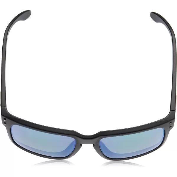 imageOakley Mens Oo9244 Holbrook Low Bridge Fit Rectangular SunglassesMatte Black InkPrizm Jade